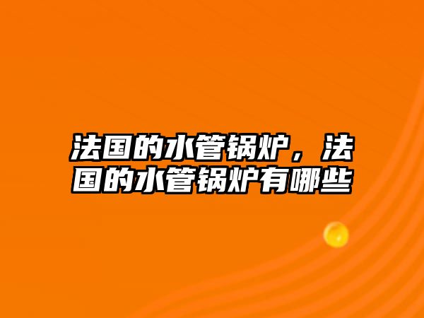 法國的水管鍋爐，法國的水管鍋爐有哪些