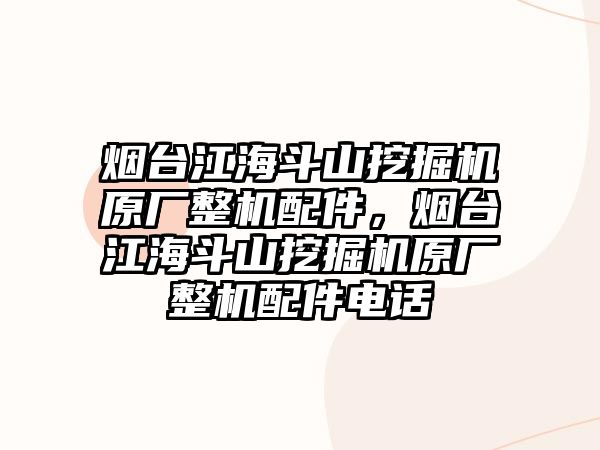 煙臺江海斗山挖掘機原廠整機配件，煙臺江海斗山挖掘機原廠整機配件電話