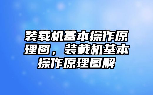 裝載機(jī)基本操作原理圖，裝載機(jī)基本操作原理圖解