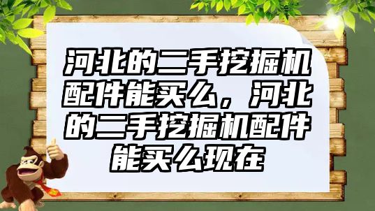 河北的二手挖掘機(jī)配件能買么，河北的二手挖掘機(jī)配件能買么現(xiàn)在